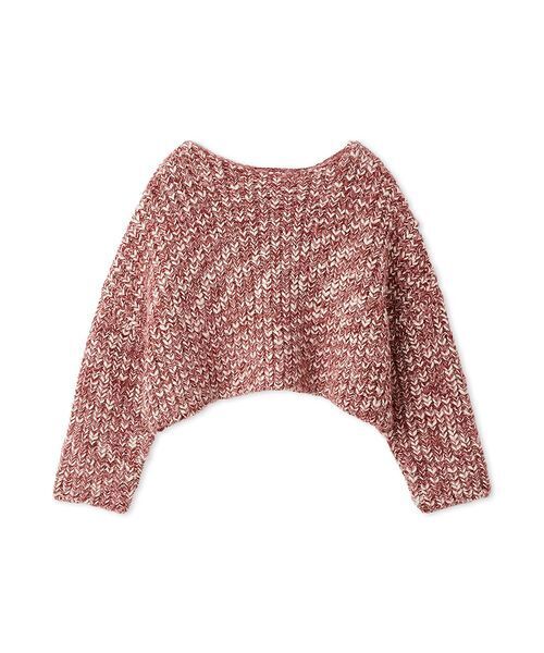 FURFUR（ファーファー）の「ミックスヤーンチャンキーセーター（ニット/セーター・レディース・ブルー/ピンク/レッド・F）」の17枚目の写真