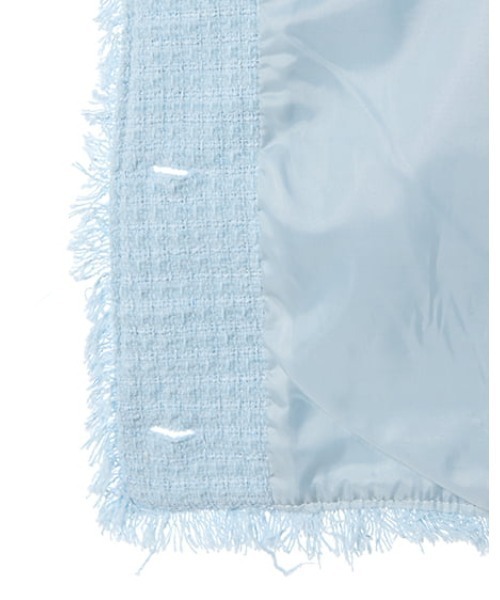 INGNI（イング）の「【WEB限定】ツイードフリンジジャケット(セットアップ対応)（その他アウター・レディース・サックスブルー/ブラック/オフホワイト・M）」の12枚目の写真