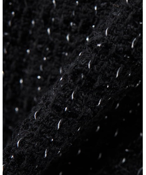 INGNI（イング）の「【WEB限定】ツイードフリンジジャケット(セットアップ対応)（その他アウター・レディース・サックスブルー/ブラック/オフホワイト・M）」の7枚目の写真