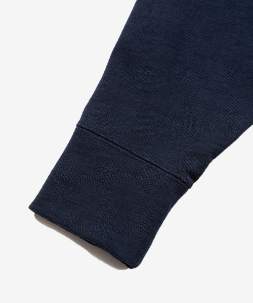 rehacer(レアセル)の「rehacer : Loop Weel Multi Pocket CS / ループ ウイール(吊り編み) マルチポケット カットソー(Tシャツ/カットソー・レディース・ネイビー/オレンジ/ホワイト/グリーン・MEDIUM/SMALL)」の22枚目の写真