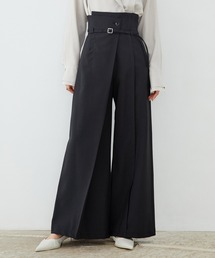 UNITED TOKYO | 【シリーズ累計販売数23,000本突破！】HAKAMAアシメワイドパンツ｜ウォッシャブル/セットアップ/オフィスカジュアル/オケージョン/美脚見え/防シワ/静電気防止/ストレッチ/秋服/冬服(スラックス)