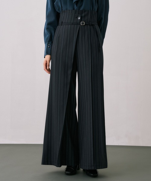 シリーズ累計販売数21,000本突破！】HAKAMAアシメワイドパンツ