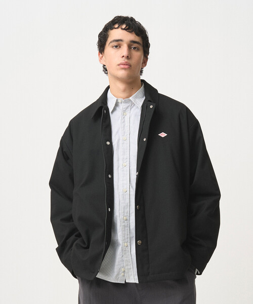DANTON（ダントン）の「MEN'S WOOL LIKE INSULATION COACH JACKET（ブルゾン・メンズ・ブラック/グレイッシュベージュ・44/40/38/42）」の17枚目の写真