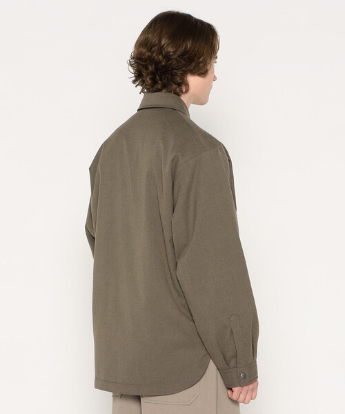 DANTON（ダントン）の「MEN'S WOOL LIKE INSULATION COACH JACKET（ブルゾン・メンズ・ブラック/グレイッシュベージュ・44/40/38/42）」の6枚目の写真