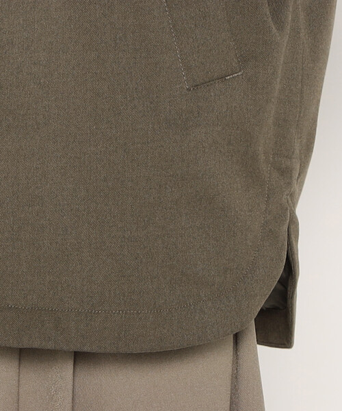 DANTON（ダントン）の「MEN'S WOOL LIKE INSULATION COACH JACKET（ブルゾン・メンズ・ブラック/グレイッシュベージュ・44/40/38/42）」の11枚目の写真