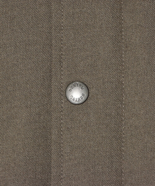 DANTON（ダントン）の「MEN'S WOOL LIKE INSULATION COACH JACKET（ブルゾン・メンズ・ブラック/グレイッシュベージュ・44/40/38/42）」の13枚目の写真