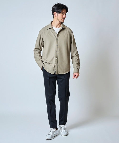 TETE HOMME（テットオム）の「ハイパーストレッチドビーシャツ（シャツ/ブラウス・メンズ・サンドベージュ/ネイビー/ホワイト・MEDIUM/X-LARGE/LARGE）」の11枚目の写真
