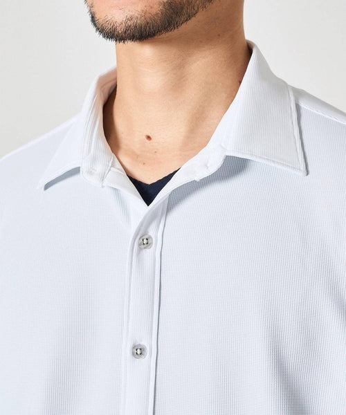 TETE HOMME（テットオム）の「ハイパーストレッチドビーシャツ（シャツ/ブラウス・メンズ・サンドベージュ/ネイビー/ホワイト・MEDIUM/X-LARGE/LARGE）」の13枚目の写真