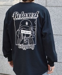 スモーキングガール Relaxed ロンT