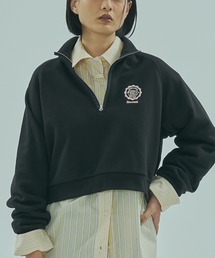 SPALDING（スポルディング）の「(SPALDING x ROSE BUD)ATHLETIC CLUB HALF ZIP（スウェット）」