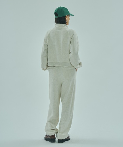 SPALDING（スポルディング）の「(SPALDING x ROSE BUD)ATHLETIC CLUB HALF ZIP（スウェット・レディース・オフホワイト/チャコール・ONE SIZE）」の10枚目の写真