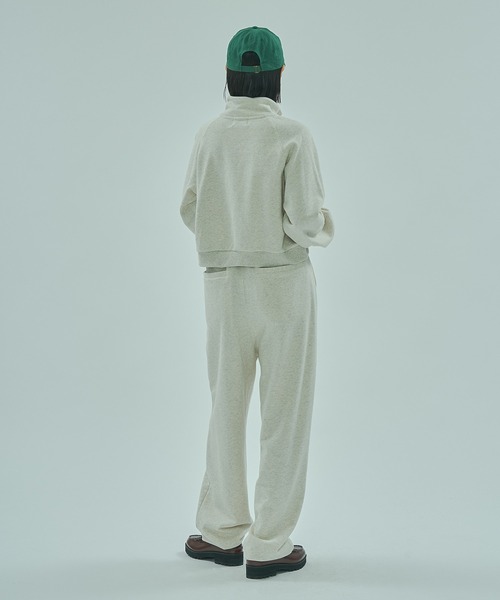 SPALDING（スポルディング）の「(SPALDING x ROSE BUD)ATHLETIC CLUB HALF ZIP（スウェット・レディース・オフホワイト/チャコール・ONE SIZE）」の11枚目の写真