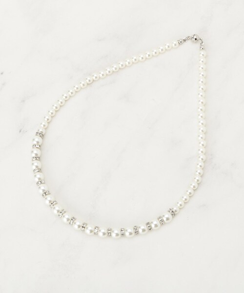 SHOO・LA・RUE（シューラルー）の「【セレモニー】ロンデルマグネットネックレス（ネックレス・レディース・ゴールド/ピンクゴールド/シルバー・00）」の2枚目の写真