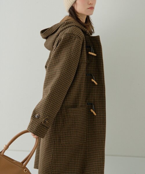 GEVACO（ゲバコ）の「【軽量で暖かい】【GEVACO】チェック柄ダッフル