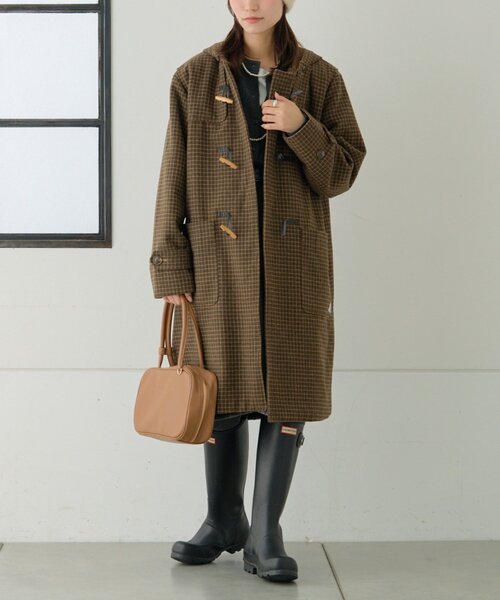 GEVACO（ゲバコ）の「【軽量で暖かい】【GEVACO】チェック柄ダッフル