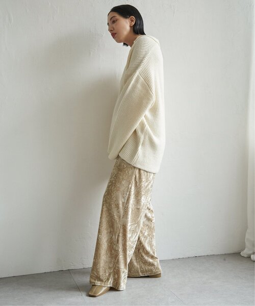 notch.(ノッチ)の「クラッシュベロアパンツ(スラックス・レディース・ベージュ/ブラウン/グレー・M)」の21枚目の写真