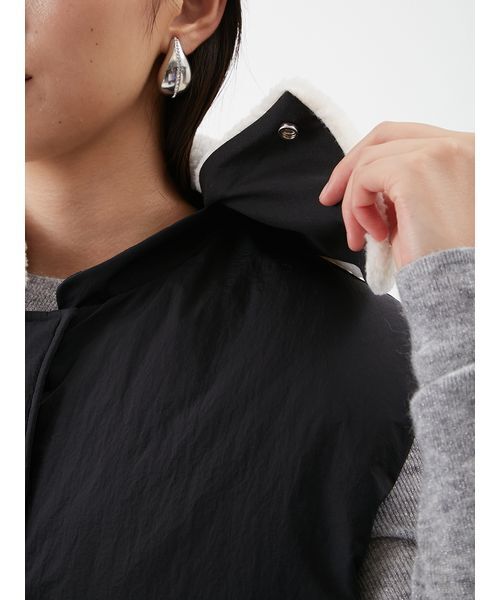 Mila Owen(ミラオーウェン)の「カットアウトダメージセミワイドデニム(デニムパンツ・レディース・ブラック/ライトブルー・0/1/00)」の18枚目の写真