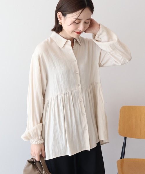 セール】サテンティアードブラウス（シャツ/ブラウス）｜AMERICAN