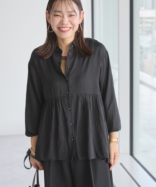 サテンティアードブラウス（シャツ/ブラウス）｜AMERICAN HOLIC