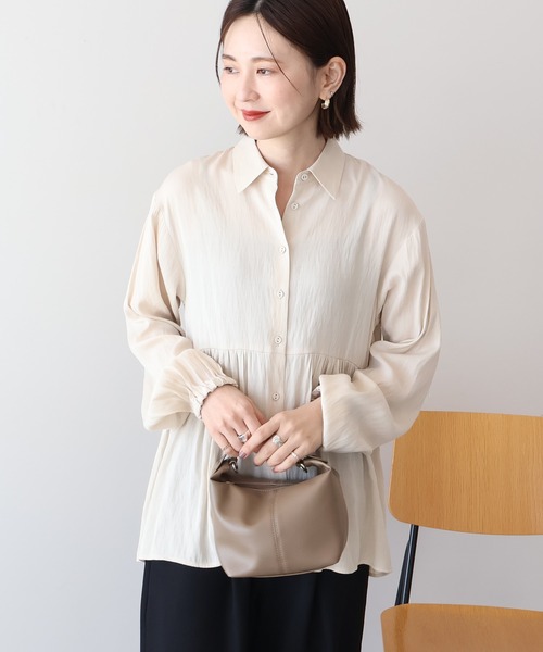 サテンティアードブラウス（シャツ/ブラウス）｜AMERICAN HOLIC