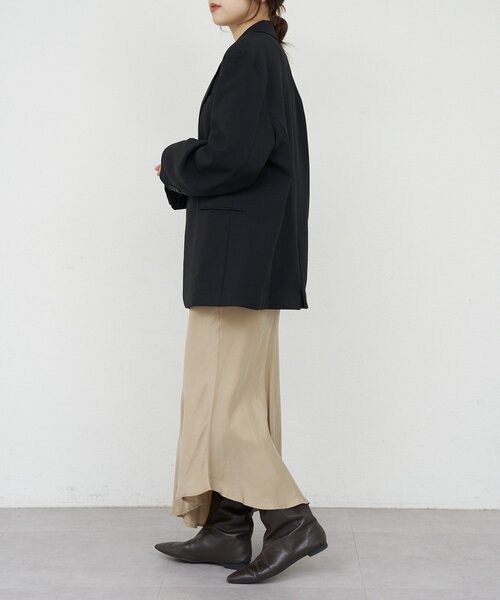 SHENERY（シーナリー）の「ヘムラインマーメイドスカート（スカート・レディース・ベージュ/ブラック・38/36）」の19枚目の写真