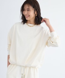 BARNYARDSTORM | BARNYARDSTORM / ウォームツイルストレッチギャザープルオーバー / ハンドウォッシャブル【吸湿発熱】(Tシャツ/カットソー)