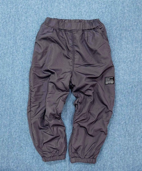 SHISKY(シスキー)の「【SHISKY / シスキー】裏フリース デイリー ジョガーパンツ 裾ゴム付き キッズ(その他パンツ・キッズ・カーキ/ブラック/ベージュ/チャコール・110/120/130/140/150/160)」の2枚目の写真