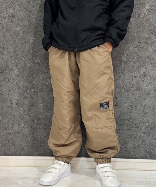 SHISKY(シスキー)の「【SHISKY / シスキー】裏フリース デイリー ジョガーパンツ 裾ゴム付き キッズ(その他パンツ・キッズ・カーキ/ブラック/ベージュ/チャコール・110/120/130/140/150/160)」の7枚目の写真