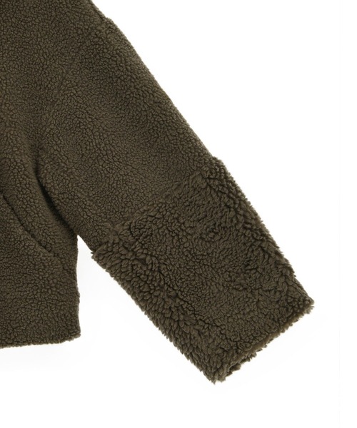 AMERICAN HOLIC（アメリカンホリック）の「衿付きボアブルゾン（ブルゾン・レディース・ブラック/グレイッシュベージュ・M/L）」の17枚目の写真