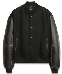 DOFFJASON（ドフジェーソン）の「ワシントンレザーリーグバシティジャケット（ライダースジャケット）」