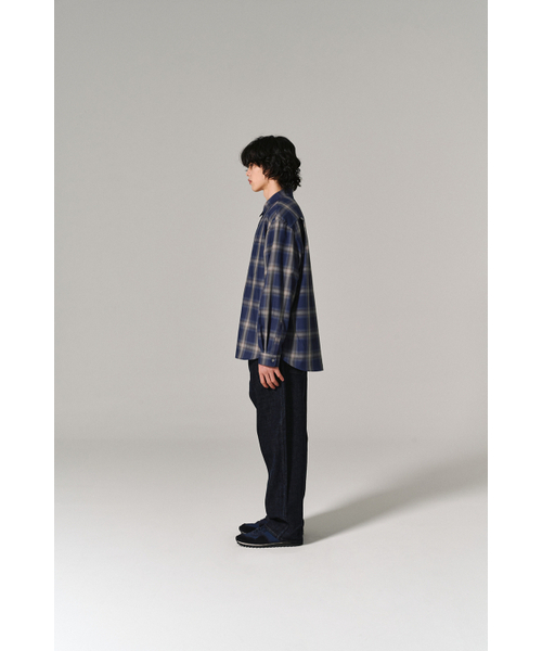 HISHANDER(ヒズハンダー)の「PLAID CHECK SHIRTS NAVY(シャツ/ブラウス・メンズ・その他・3/1/2)」の8枚目の写真