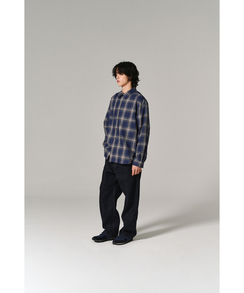 HISHANDER(ヒズハンダー)の「PLAID CHECK SHIRTS NAVY(シャツ/ブラウス・メンズ・その他・3/1/2)」の10枚目の写真