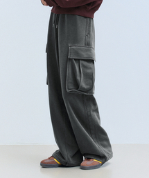 F.ILLUMINATE | ウォッシュドカーゴスウェットパンツ-チャコール(スウェットパンツ)