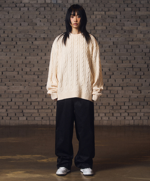 F.ILLUMINATE(フィルミネイト)の「メロウラウンドニット-ブラック(ニット/セーター・レディース・その他・MEDIUM/LARGE/SMALL)」の7枚目の写真