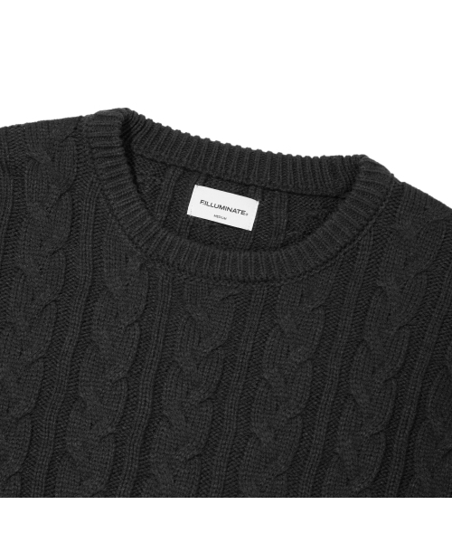 F.ILLUMINATE(フィルミネイト)の「メロウラウンドニット-ブラック(ニット/セーター・レディース・その他・MEDIUM/LARGE/SMALL)」の8枚目の写真