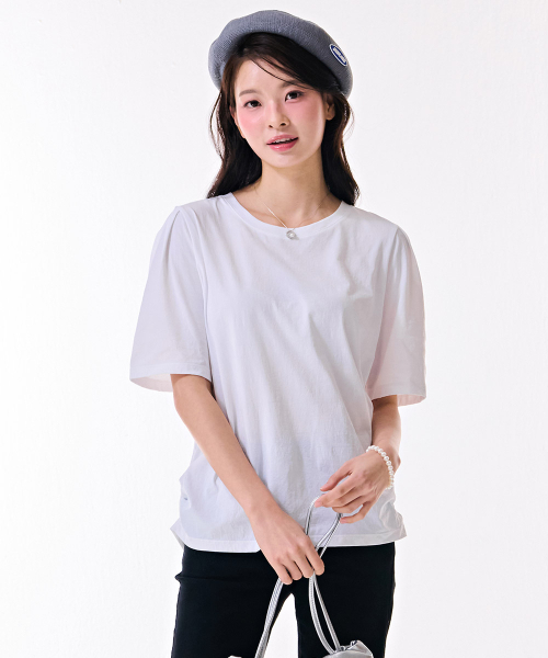 CHASECULT(チェイスカルト)の「レディース シュリンククール 半袖Tシャツ-DBRG5880D01(Tシャツ/カットソー・レディース・ホワイト・90/85)」の5枚目の写真