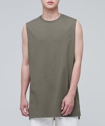 レイヤードスリーブレストップ_ロング丈 [ダスティカーキ]