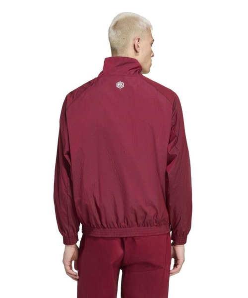 M ｱｰｾﾅﾙFC ﾃﾗｽｱｲｺﾝ ﾊｰﾌｼﾞｯﾌﾟ JK JM9399（ナイロンジャケット）｜adidas