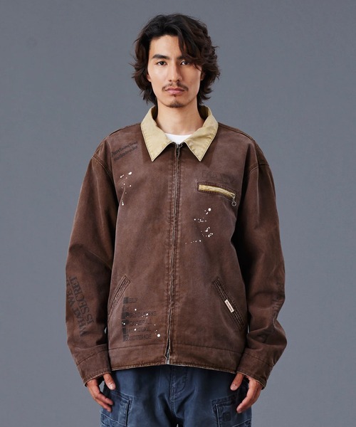 Liberaiders/リベレイダース GARMENT DYED WORK JACKET ガーメントダイ