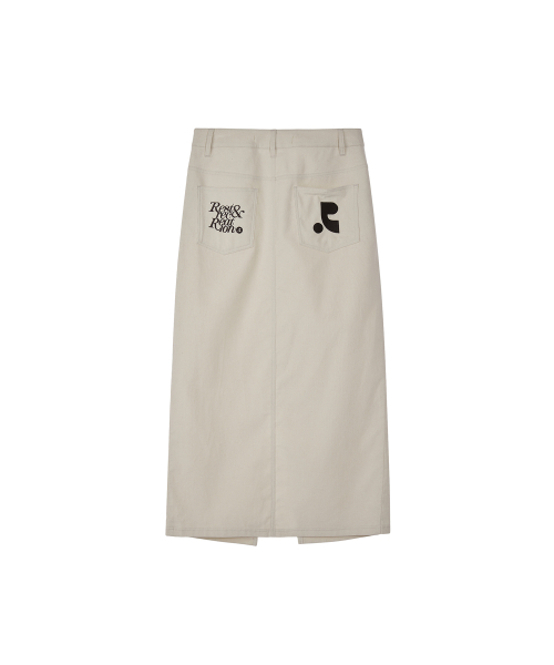 Rest&Recreation(レストアンドレクリエーション)の「CORDUROY MAXI SKIRT - IVORY(スカート・レディース・その他・MEDIUM/SMALL)」の1枚目の写真