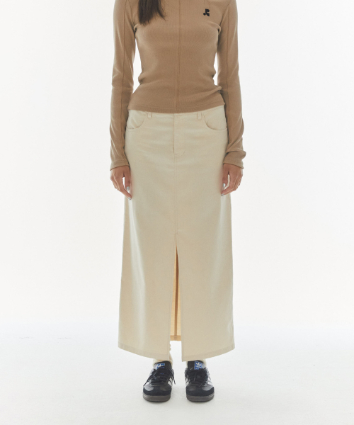 Rest&Recreation(レストアンドレクリエーション)の「CORDUROY MAXI SKIRT - IVORY(スカート・レディース・その他・MEDIUM/SMALL)」の3枚目の写真