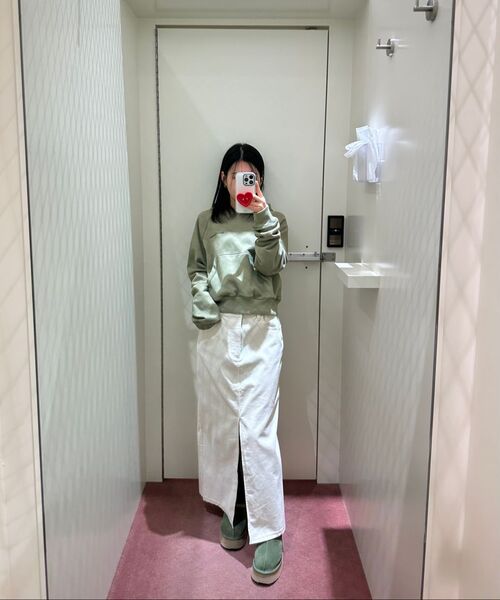Rest&Recreation(レストアンドレクリエーション)の「CORDUROY MAXI SKIRT - IVORY(スカート・レディース・その他・MEDIUM/SMALL)」の2枚目の写真
