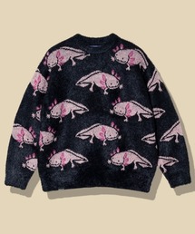 go slow caravan | ウーパールーパーシャギー MIX ジャガードニットBIGセーター(ニット/セーター)