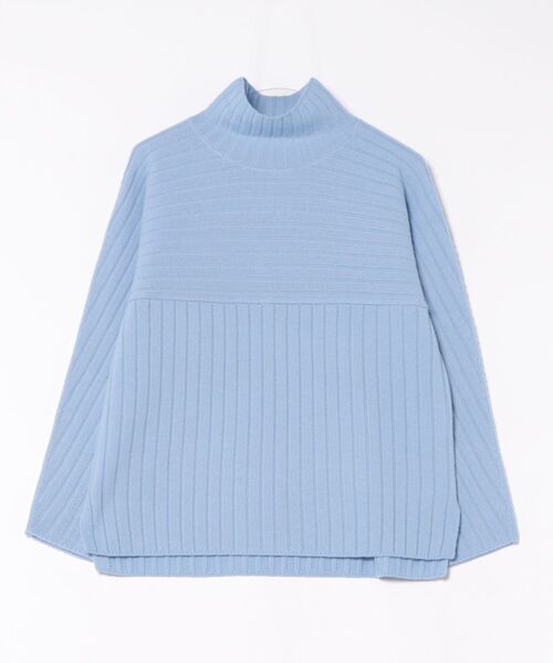 NEWYORKER(ニューヨーカー)の「ウールカシミヤ リブハイネックニットプルオーバー(ニット/セーター・レディース・イエロー/ブラウン/グリーン/サックスブルー・M/L)」の20枚目の写真