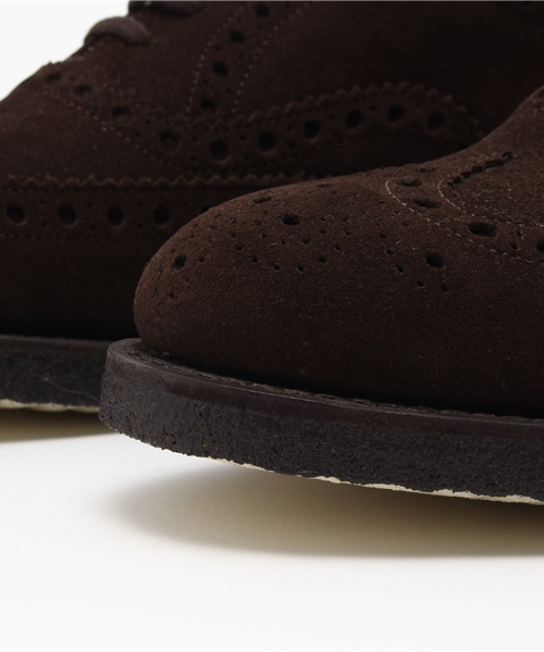 Church's（チャーチ）の「Church's ウイングチップスウェードシューズ（ドレスシューズ・メンズ・ブラウン・6/6.5）」の5枚目の写真