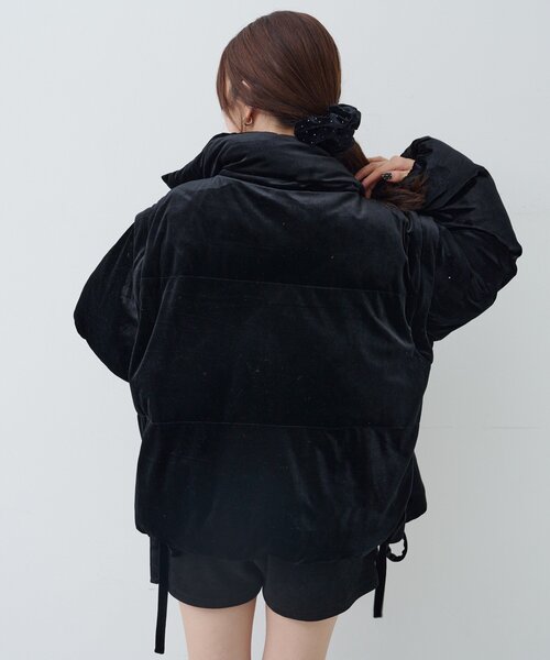 Kastane(カスタネ)の「【袖取り外し可/2WAY】ベロアパディングブルゾン(ブルゾン・レディース・ブラウン/ブラック/ブルー・FREE)」の18枚目の写真