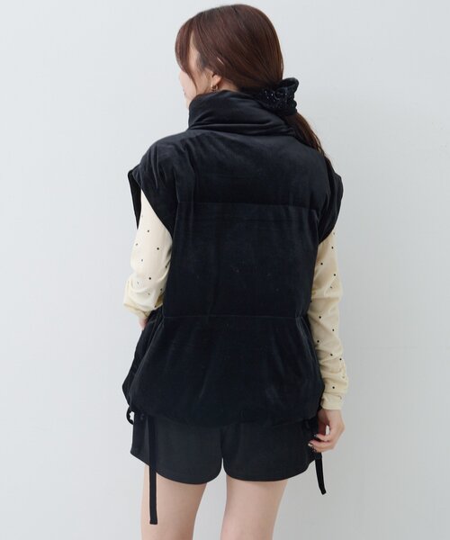 Kastane(カスタネ)の「【袖取り外し可/2WAY】ベロアパディングブルゾン(ブルゾン・レディース・ブラウン/ブラック/ブルー・FREE)」の22枚目の写真