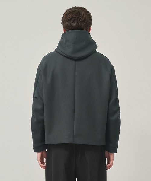 セール】【STUDIOUS】S140ウールメルトンショートモッズ（モッズコート