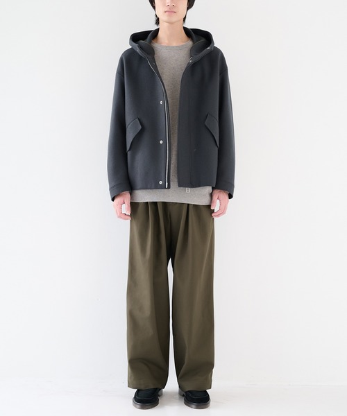 セール】【STUDIOUS】S140ウールメルトンショートモッズ（モッズコート