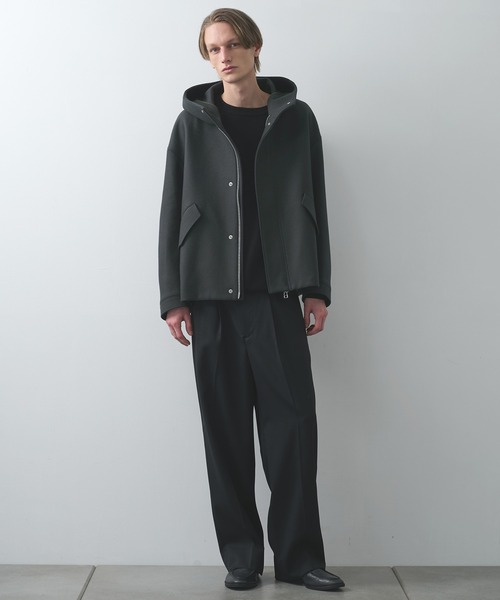 セール】【STUDIOUS】S140ウールメルトンショートモッズ（モッズコート